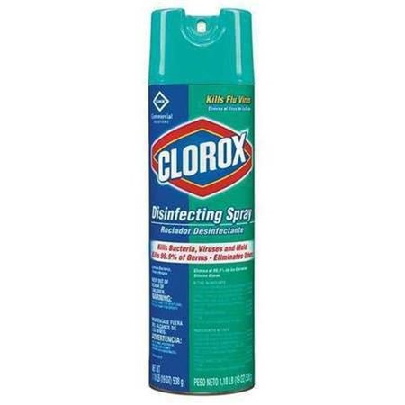 CLOROX Clorox 38504 CPC 19 oz Disinfecting Aerosol Spray; Case of 12 38504  CPC